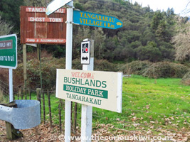 Tangarakau Ghost Town turn off